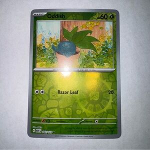 Pokémon  151 - Oddish 043/165  - Reverse Holo - NM/M